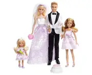 Mattel Barbie Wedding Gift Set - Barbie, Ken, Stacie , Chelsea