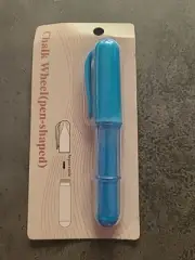 Tailor's Chalk Pen for Sewing Easy to Use and Wipe Off Plus 2 Refills Blue Color