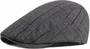 [CHENGZI] Men Winter Flat Caps Hats Peaked Flat Cap Newsboy Hats
