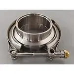 Aunger Exhaust V Band Clamp 2.25" Incl Flanges Ss304 Std Hd Single Pack - AVC225