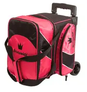 Brunswick Edge Black/Pink 1 Ball Roller Bowling Bag