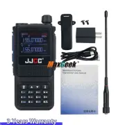5W Walkie Talkie Handheld Transceiver 256CH VHF UHF Radio w/ 1.77" Color Display