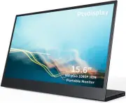 Portable Monitor, 15.6 inch IPS 1080P Laptop Screen Extender, Travel