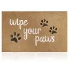 Outdoor Front Door Mat Wipe Your Paws Doormat Inside Outside Mats Entryway We...