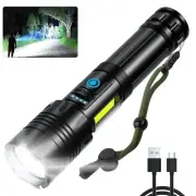 SKNSL Rechargeable Led Flashlights High Lumens: 990,000 Lumen Super Bright Fl