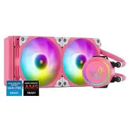 Vetroo ARGB CPU Liquid Cooler 240mm Radiator 2x120mm Fan For AM5 AM4 1700 1200