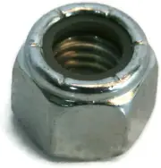 Nylon Insert Lock Nut Zinc Grade A Hex Nuts - #2-56 UNC - Qty-100