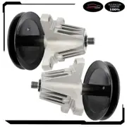 2 Spindle Assembly for MTD 618-06991 918-06991 W/ Bolt Pulley for Huskee LT4200