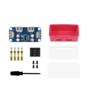 USB 2.0 Expansion Board + Case USB HUB Shell Kit for Raspberry Pi Zero 2W