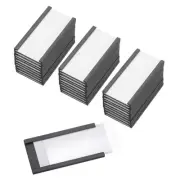 50 Pcs Magnetic Label Holder 2" x 1" with Paper Inserts C Channel