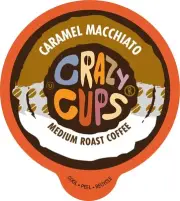 Flavored Coffee for Single Serve Keurig K-Cups Machines, Caramel Macchiato, H...