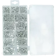 550 piece Metric Sheet Metal Self Tapping Screw Assortment kit AST33