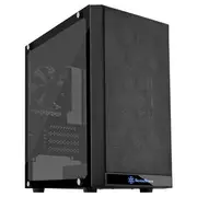 SilverStone Precision PS15 TG mATX Case Black