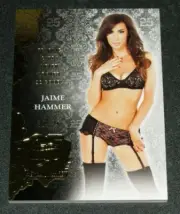 2019 Benchwarmer JAIME HAMMER 25th Anniversary #51 Gold Foil Variant/25 PLAYBOY