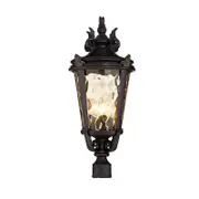Vintage Lantern 63.5cm Outdoor Post Lantern Light Classic Charm Elegant Patio Antique Inspired Outdoor Lighting