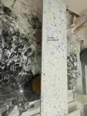 Big Size White Terrazzo Bar Countertop, Kitchen Countertop, Entryway