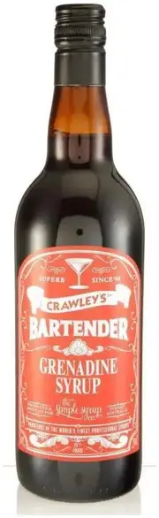 Crawleys Bartender Grenadine Syrup 750ml