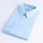 【CHINJUN】勁榮抗皺襯衫-長袖、藍底藍條紋、K612(任選3件999 現貨 商務 男生)