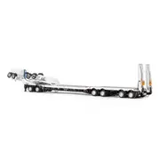 Drake 1:50 Scale 4×8 Swingwing Drop Deck Trailer And 2x8 Dolly Model White Black