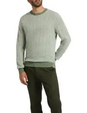 [Marcs] Frederic Geo Knit in Green Multi