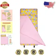 Portable Microfiber Toddler Nap Mat with Pillow – Ideal for Daycare & Travel