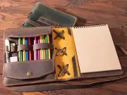 Personalized Sketchbook Cover A5 Refillable Sketchbook Artist Gift Sketch Pad