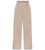 [LOW CLASSIC] LOW CLASSIC Wide-leg paperbag pants AU 12 beige