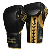 TITLE Roberto Duran Leather Sparring Boxing Gloves - Lace Up
