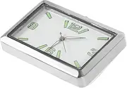 Car Clock Car Interior Clock Auto Clock Car Dashboard Watch Small Dashboard Clock Automotive Clock Car Digital Clock Car Dash Clock Auto Mini Clock Automotive Watch Alloy Silver