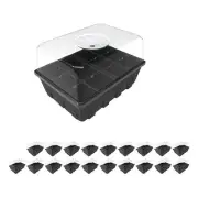 20-Set Seed Starting Trays Garden Propagator Set,Seed Tray Kits with9227