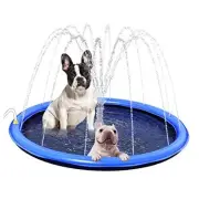 Splash Pad for Large Dogs - Non-Slip Thicken Sprinkler Pool Pet Summer Outdoor