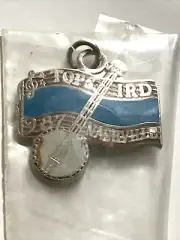 VTG NOS RARE TOPS Charm Take Off Pounds Sensibly IRD 287 NASHVILLE Enamel CHARM