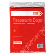 Clear Resealable Snap Lock Bags 23cm x 30.5cm (Pack of 25)