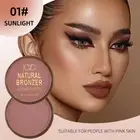 Dark Skin Bronzer Contour Palette Matte Brown Nose Shadow Cheek Profile Powder N