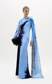 [Silvia Tcherassi] Moon Sash-Detailed Dress