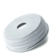 Bulk Buy 24 White Washed Galvanized Small Mouth Mason Jar lids