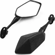 For Kawasaki For Ninja 250R 500R 650R 300 H2R Zx-6R Zx-14R For Versys Carbon Rear View Mirrors Motorcycle Mirrors Rear