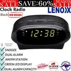 Digital Alarm Clock AM/FM Radio LED Bedside Table Desk Clock with Battery Backup