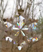 SWAROVSKI Crystal 2016 Annual Large Snowflake Christmas Ornament NIB # 5180210