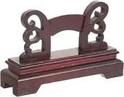 Folding Fan Stand Display Base Holder Elegant Vintage Chinese Style Fan Display Stand for Exhibition and Home Decor Lightweight Holder for Folding Fans