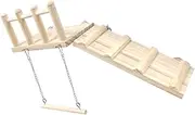 WeiLaiKeQi Bird Climbing Ladder with Swing for Exercise in Birdcages