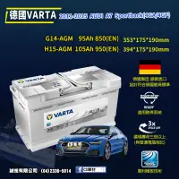 在飛比找蝦皮購物優惠-CS車材 - VARTA 華達電池 AUDI A7 (4GA