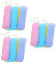 Healeved 15pcs Soap Exfoliating Pouch Foaming Soap Holder Bathing Accessory Random Color