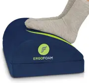 Foot Rest for under Desk at Work Chiropractor-Endorsed Orthopedic Teardrop Desig