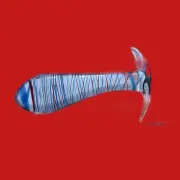 The Glass Play Sensual Swirl Glass Anal Dildo And Butt Plug FREE POST FREE GIFT