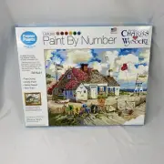 Palmer Paints “Root Beer Break” Deluxe Paint By Number Kit Charles Wysocki New