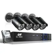 CCTV Security System 8CH DVR 4 Cameras 2TB Hard Drive Surveillance Home Se BK-2T