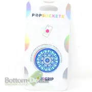 PopSockets 802599 PopGrip Grip & Stand with Swappable Top Butterfly Mandala Teal