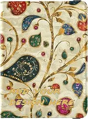 [miaozhen] custom Leather Passport Holder Covers Case Paisley Gem Color Beige Retro customized Passport Case Travel Documents Wallet Passport Cover with RFID Blocking Waterproof, Paisley gem color beige retro