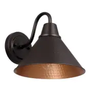 James Allan GWS13476 Montford 1 Light 9" Tall Outdoor Wall Sconce - Bronze